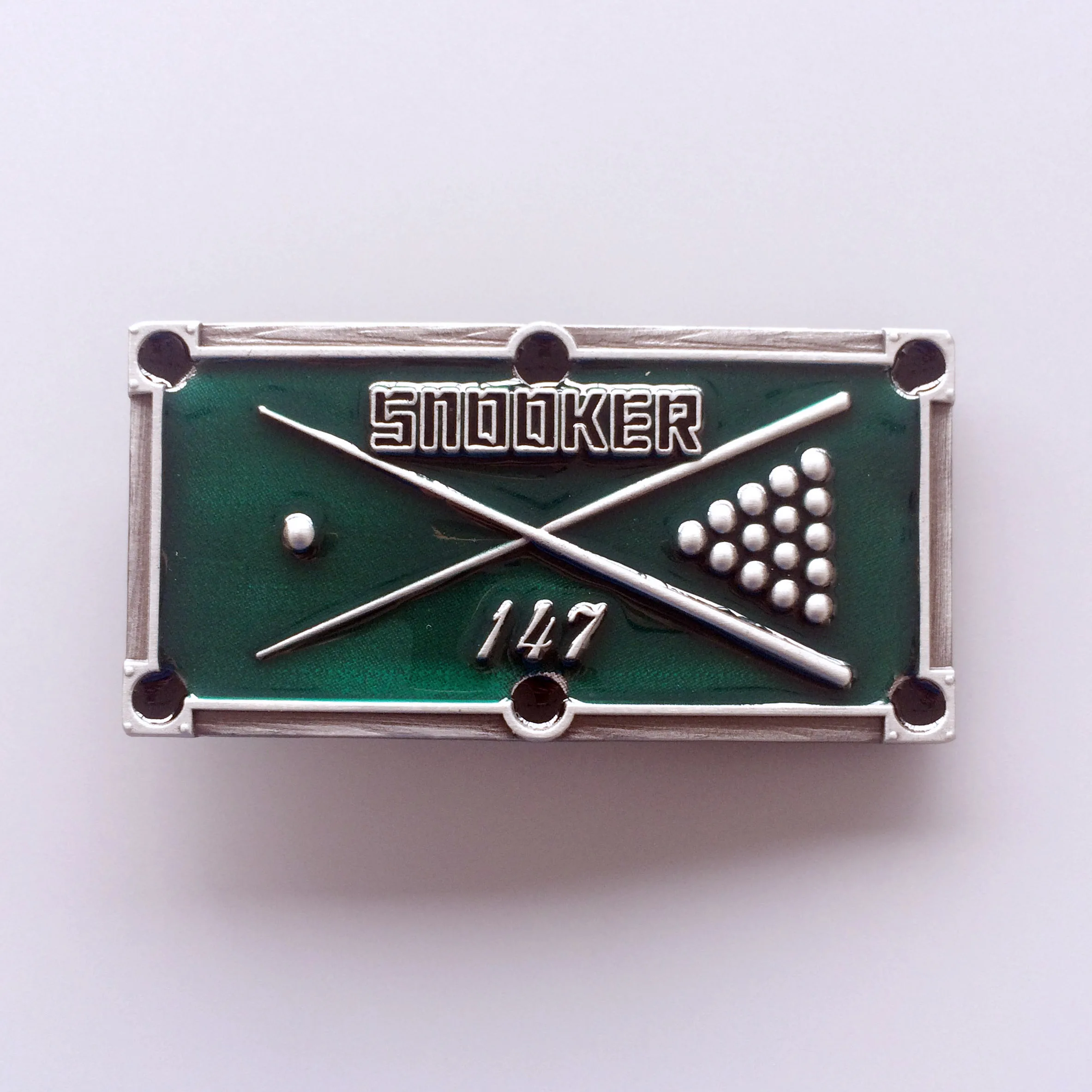 Vintage Snooker Belt Buckle BUCKLE-ST001GR