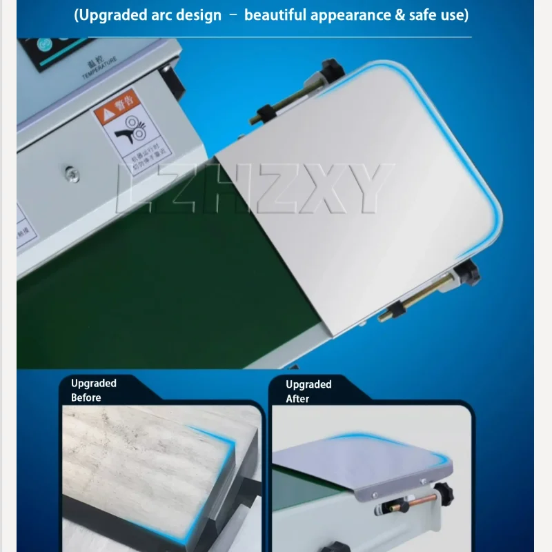 Food Bag Continuous Sealing Machine Automatic Aluminum Foil Plastic Film Packaging Bag Sealer Commercial PE Film Printing Sealer