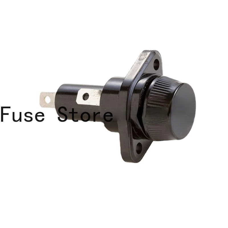 1PCS Taiwan Imported Fuse Holder R3-18A 10 * 38mm  Box Glass  30A 600V
