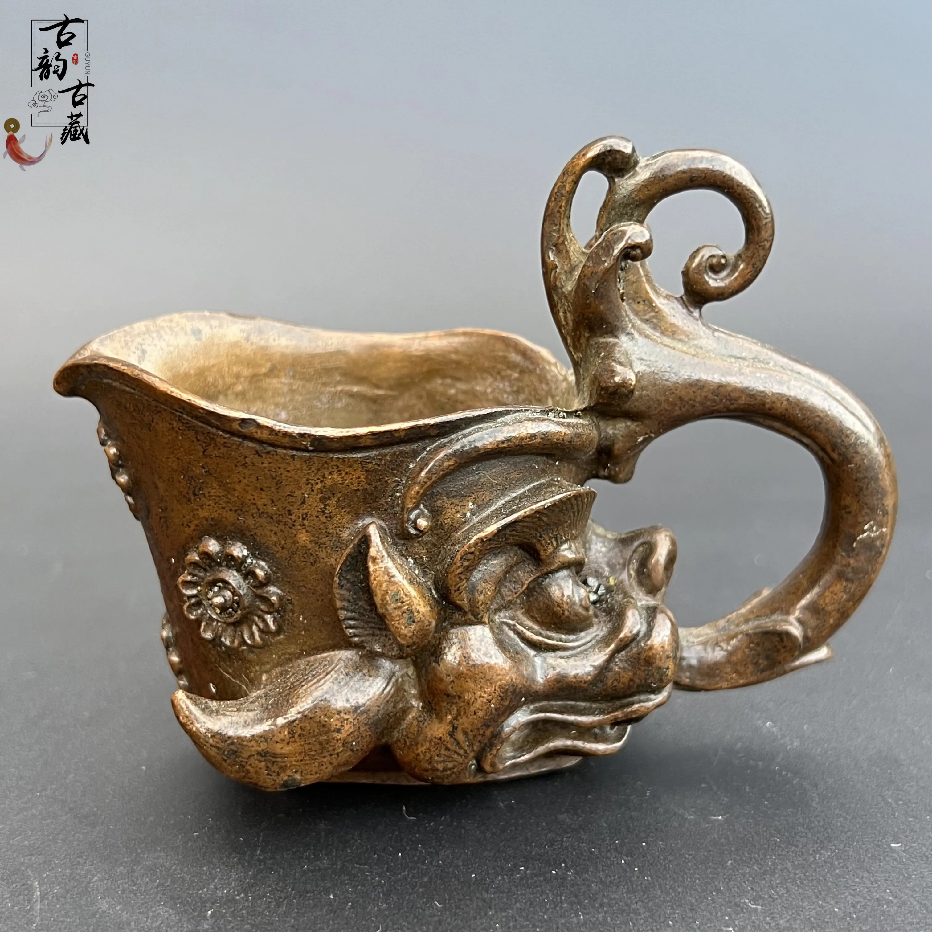 

Longtou Wine Tea Justice Cup, Ancient Bowl, Tea Set, Goods, Old Items