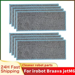 Cuscinetti lavabili per la pulizia a umido per iRobot Braava Jet M6 Robot aspirapolvere Mop panni stracci pad accessori di ricambio parti