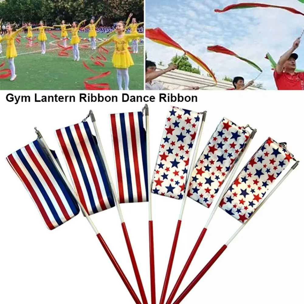

Высокое качество 1/2 метра танцевальная полосатая лента красочная мультистиль тренажерный зал Dragon Dance фонарь лента светящаяся лента дракона