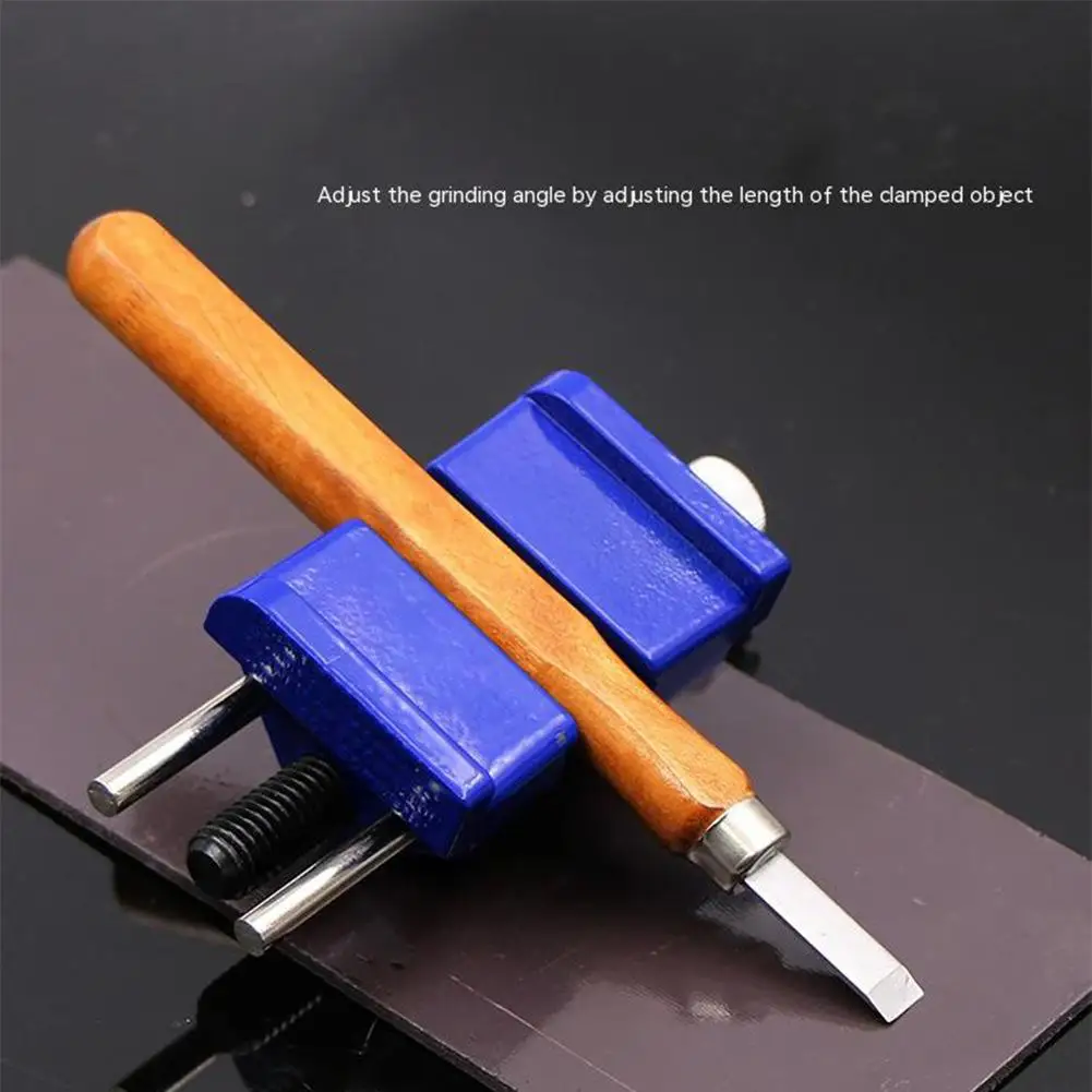 New Fixed Angle Holder Carving Sharpener Adjustable Manual Wood Chisels Side Grinding Tools Home Jig System Honing Guide Hone