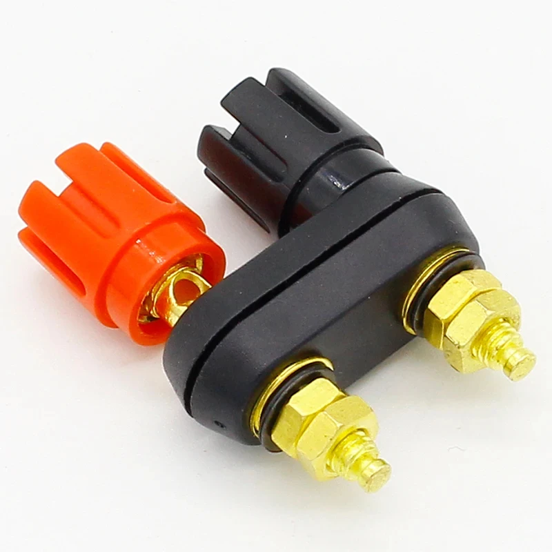 1pc Speaker banana plug binding post terminal connector banana socket Dual Female Banana Plug for Speaker Amplifier