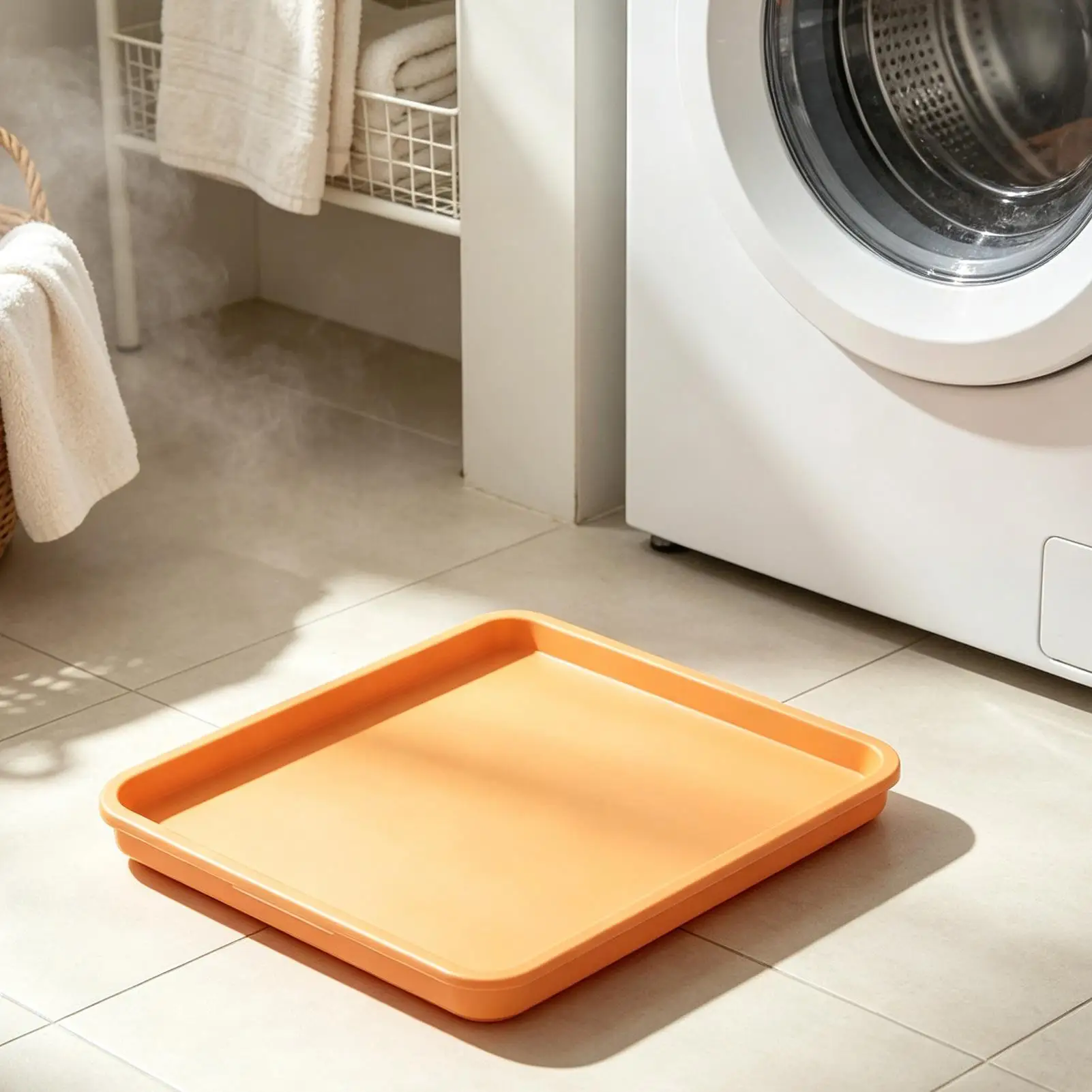 Image of Abtropfschale für Frontlader-Waschmaschine, Wasserauffangbox, auslaufsichere Schale, Waschmaschinen-Abtropfschale