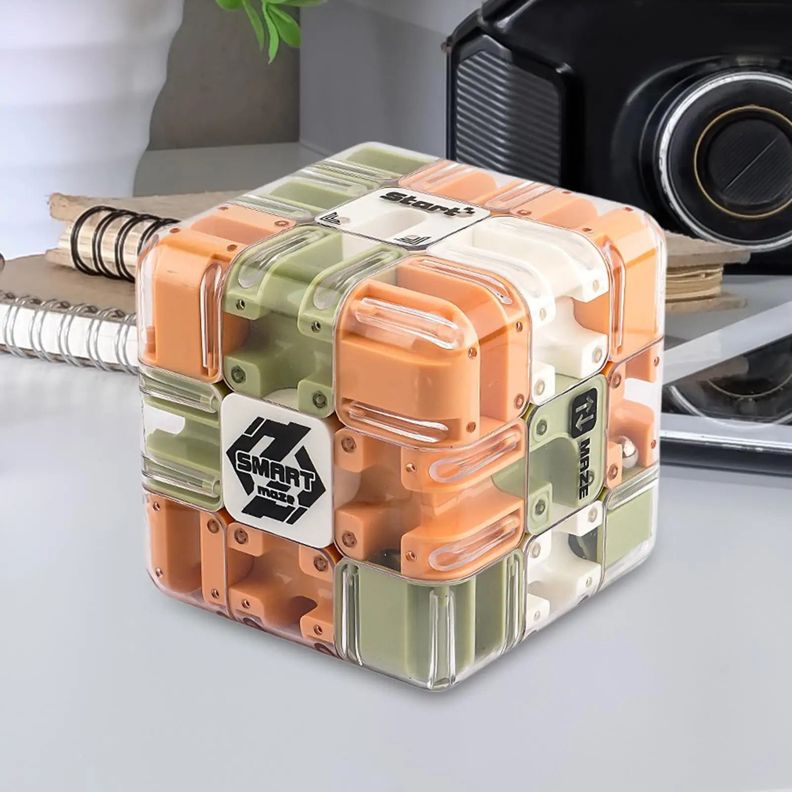 Puzzle cubo labirinto 3D, giocattolo rompicapo per l'allenamento della concentrazione, gioco sensoriale antistress per bambini adulti, regalo di compleanno di Natale