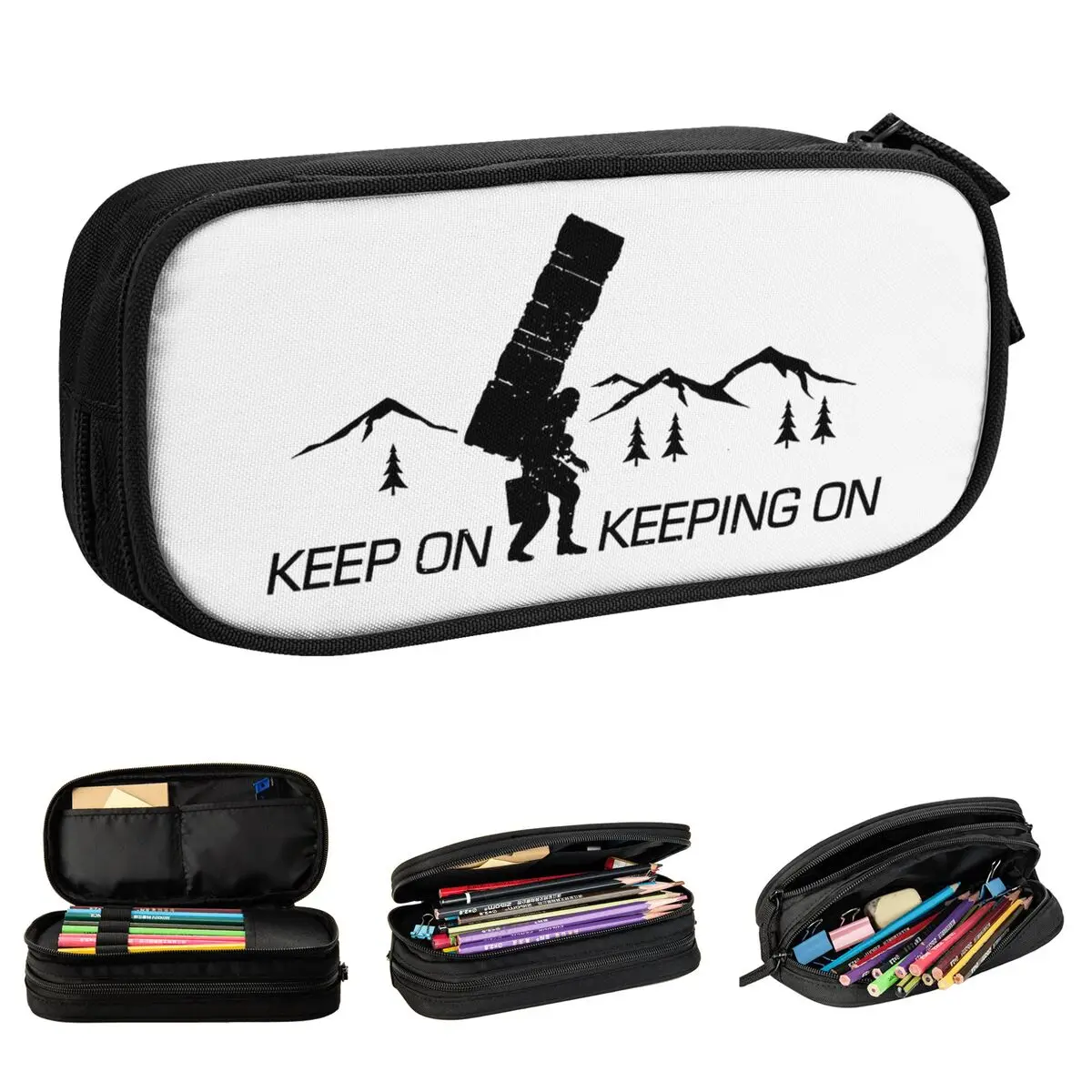 

Keep On Keeping On Inverted Death Stranding Pencil Cases Pencil Pouch Pen Holder for Student Big Capacity Bag Zipper Stationery