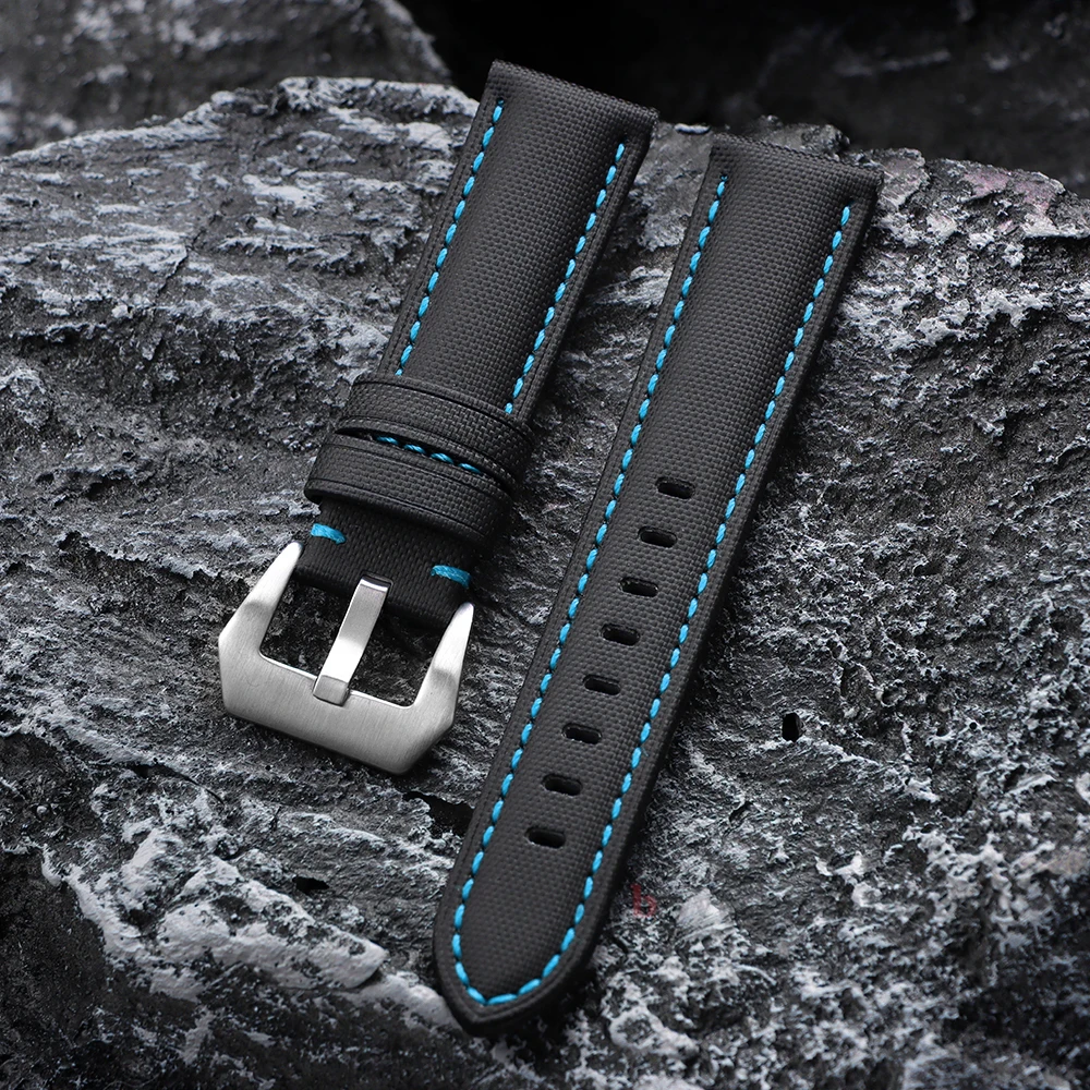 

Nylon Leather Watchband 20mm 22mm 24mm 26mm For Citizen for Seiko Men Women Canvas Fabric Watch Strap for Huawei Watch Gt4/3/2