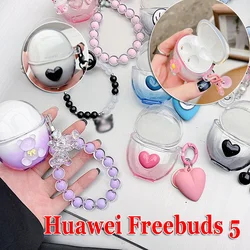 DIY Cartoon Cover for Huawei Freebuds 5 Case Protective Colorful Cover for Freebuds 5 Case for Huawei Buds Funda Charging Box