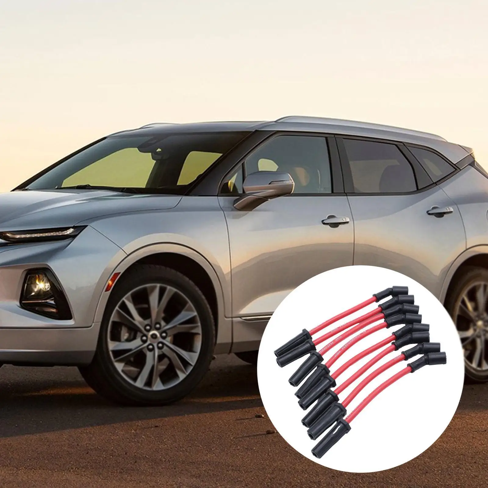 

8 Pieces 10.5mm Spark Plug Wires Set for Holden Commodore VT VX Vy Vz