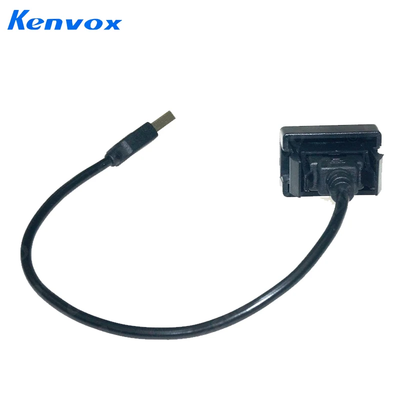 Car Dashboard Flush Mount USB 2.0 Port Panel Male to Female Extension Cable Adapter for Vigo RAV4