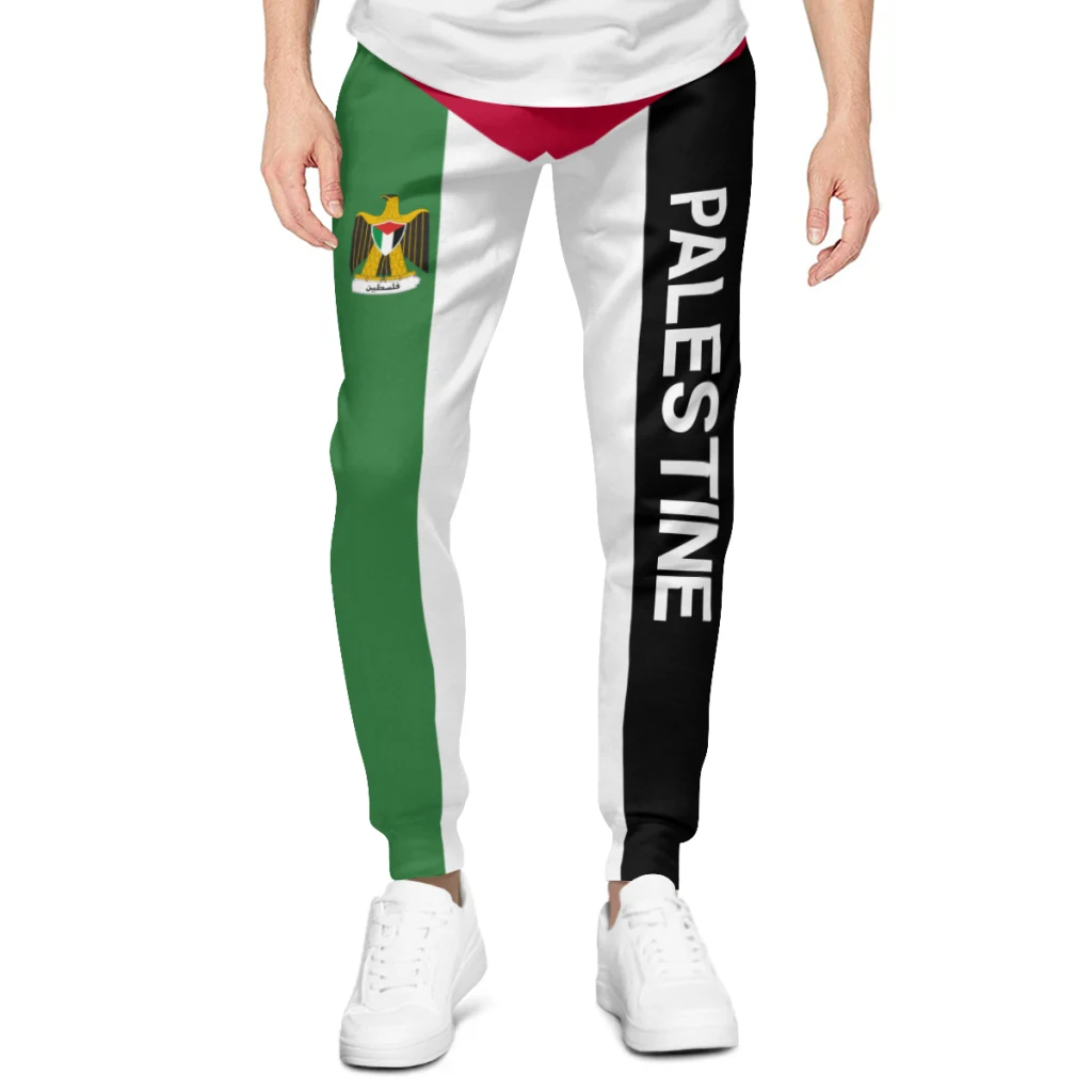 Pantaloni sportivi da uomo con bandiera della palestina con tasche pantaloni sportivi da uomo pantaloni sportivi Casual con coulisse