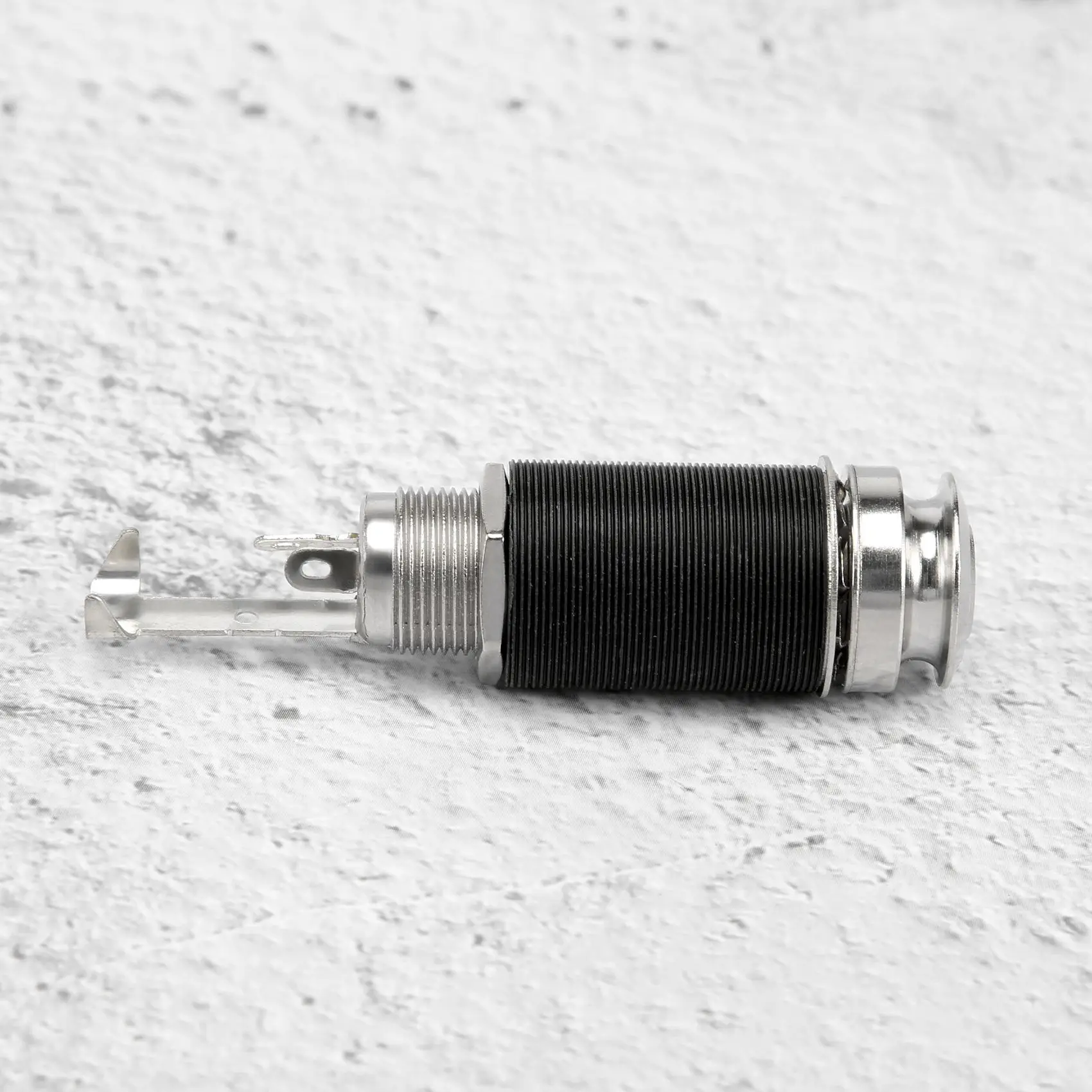NALFI-1/4 Inch 6.35Mm Acoustic Electric Guitar Bass Output Jack Strap Button Endpin Plug Socket Stereo Cylinder