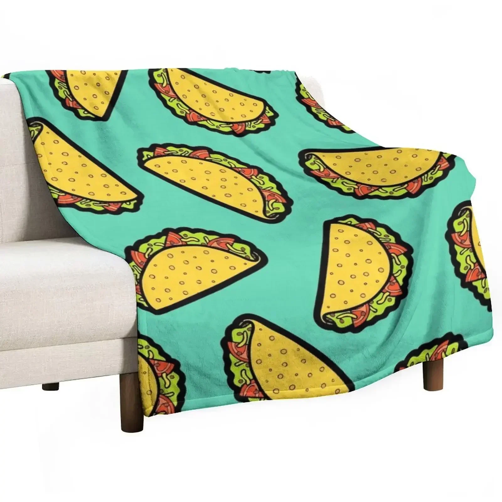 

It's Taco Time! Throw Blanket Heavy For Baby Hairy Blankets