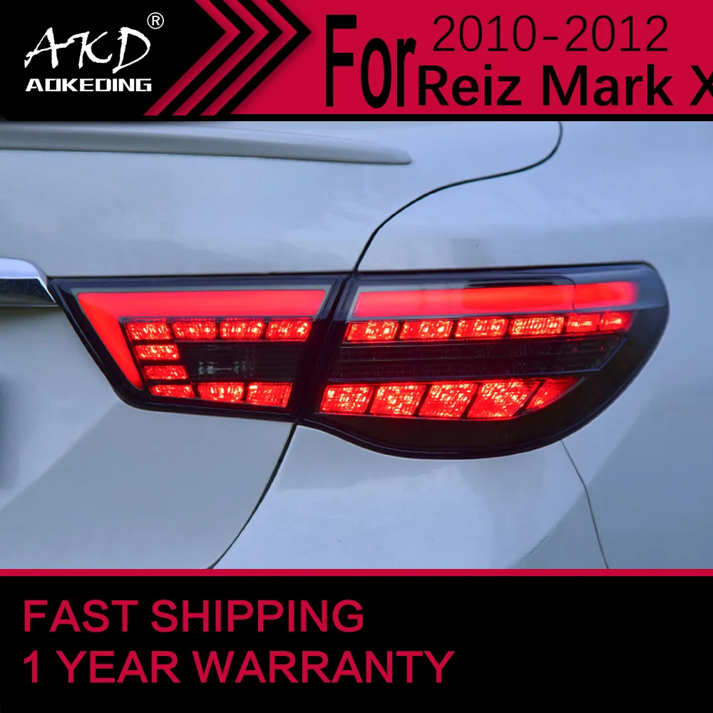 مصباح خلفي ليد للسيارة لتويوتا مارك إكس ، مصباح التوقف الخلفي ، إشارة الفرامل DRL ، الضوء الخلفي العكسي ، إكسسوارات السيارات ، صانعة #2