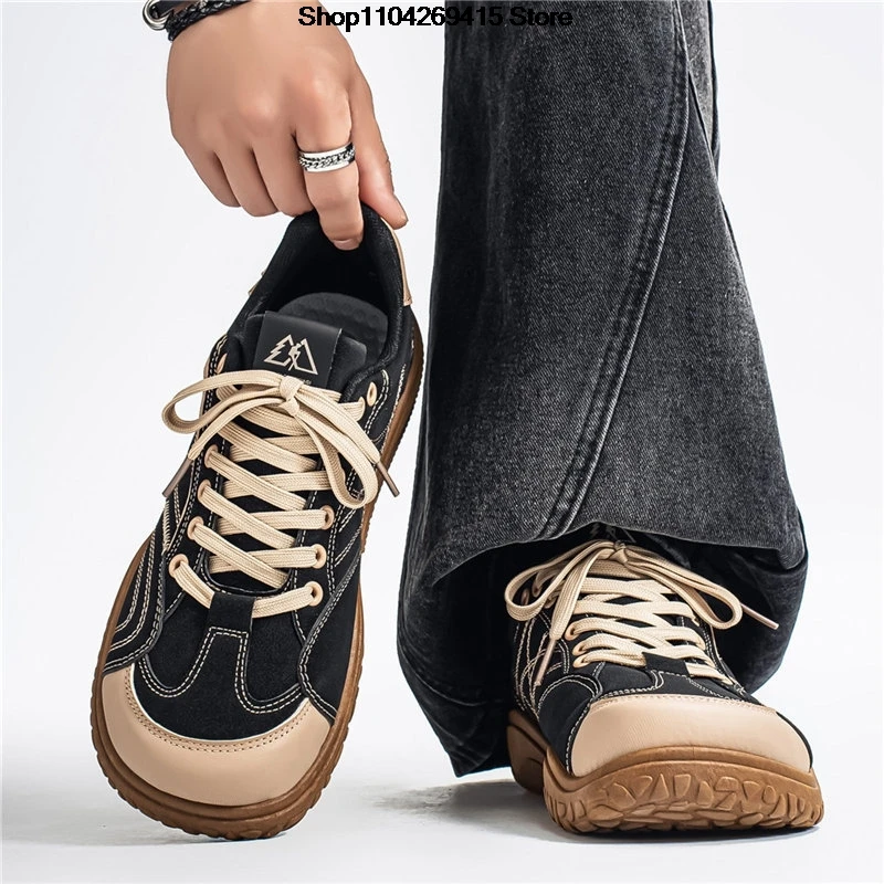 Mens Casual Shoes Wide Toe Box Outdoor Lightweight Running Sneakers Anti-slip Soft Fashion student Shoes