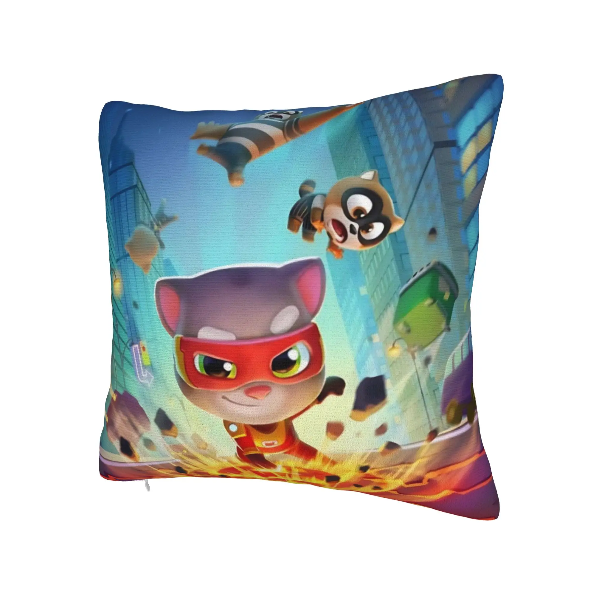 T-Talking T-Tom And F-Friends Pillowcases Merch Soft Cushion Cover Decorations  Pillow Case Cover Home Multi-Size