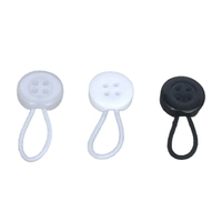 10Pcs Collar Extenders Elastic Button Extender Neck Extenders for Women Men Dress T-Shirts, No Sewing Instant Extension