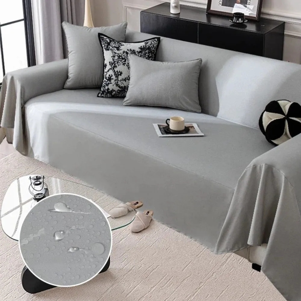 

Водонепроницаемый водонепроницаемый чехол для дивана, нескользящий защитный чехол для кресла с защитой от кошачьих царапин, всесезонное многофункциональное тканевое полотенце для дивана, домашнее