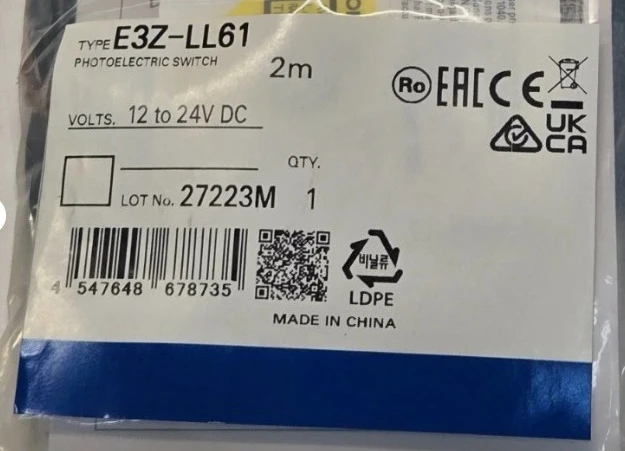 

Совершенно новый оригинальный E3Z-LL61 2M E3Z-L81 подлинный фотоэлектрический Быстрая доставка