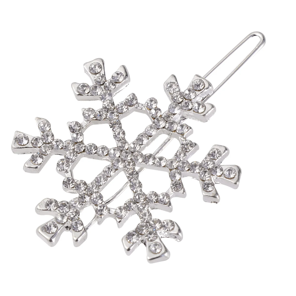 

6pcs Clips Set Snowflake Design Metal Barrettes For Kids Secure Hold Thin Thick Curly Straight Hair Children Hair Accessories
