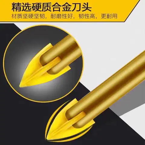 3-12mm 드릴 비트 티타늄 세라믹 타일 대리석 유리 스피어 헤드 육각 섕크 워크샵 장비 전동 공구 부품 드릴 비트