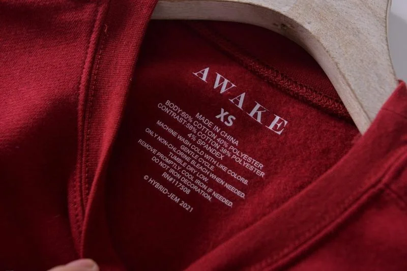 Loose Fit Long Sve round Ne Sweatirt Inner Fce Letter Print Street Sle Women's Autumn New Arrival Value plus Size