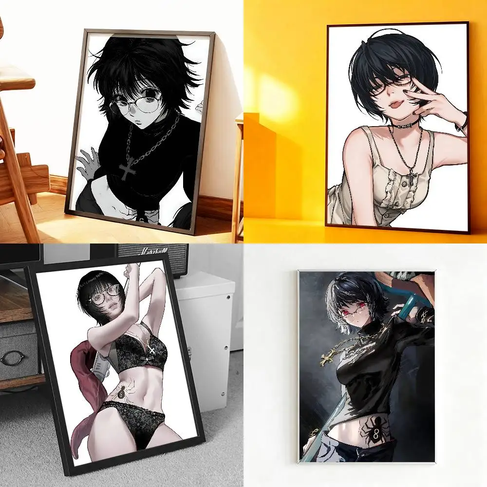 Shizuku Murasaki H-Hunterpedia HXH ملصق يطبع جدار الفن اللوحة صورة هدية غرفة المعيشة بار مطعم ديسمبر ملصق كبير #1