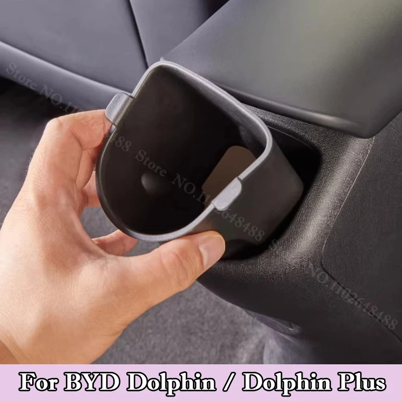 

For BYD Dolphin Car Center Control Storage Box ABS Screen Back Tray Rear Water Cup Auto Interior Stowing Accessorie Dolphin Plus