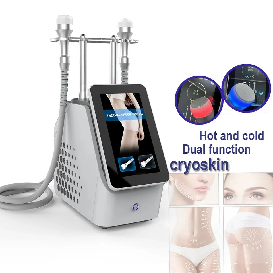 New Hot Cold Cryo Skin Cold Hot Temperature Massage Slimming Body Cryo Facial Crio Skin Machine Alternating Hot and Cold