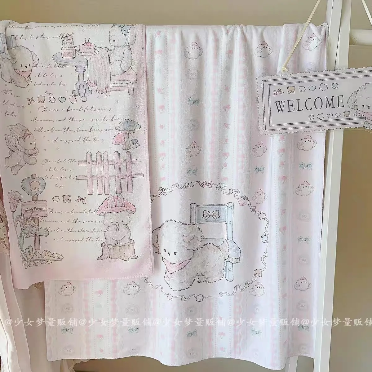 

Cartoon Pattern Towel Set Soft Hand Towel Bath Towel Quick Drying Absorbent Towels For Bathroom