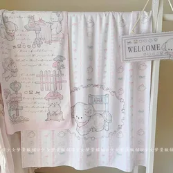 Cartoon Pattern Towel Set Soft Hand Towel Bath Towel Quick Drying Absorbent Towels For Bathroom