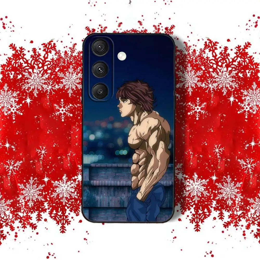 เคสโทรศัพท์ลายอนิเมะ B-BakiS H-HanmaS สำหรับ Samsung S22,S24,S20,S25,S23,S30,S21,Ultra,Plus,Fe,5G,Lite สัมผัสนุ่มลื่น