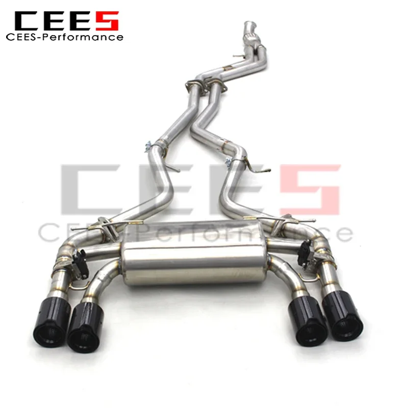

Cees Catback выхлопная система для BMW M2 F87 3.0T 2016-2019, глушитель выхлопной трубы Valvetronic из нержавеющей стали в сборе
