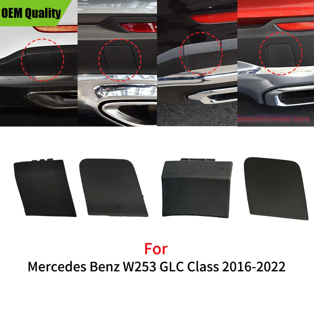 For Benz GLC Class 2016-2022 GLC200 GLC260 GLC300 2538851700 For Mercedes W253 Car Rear Bumper Tow Hook Cover Cap Accessory