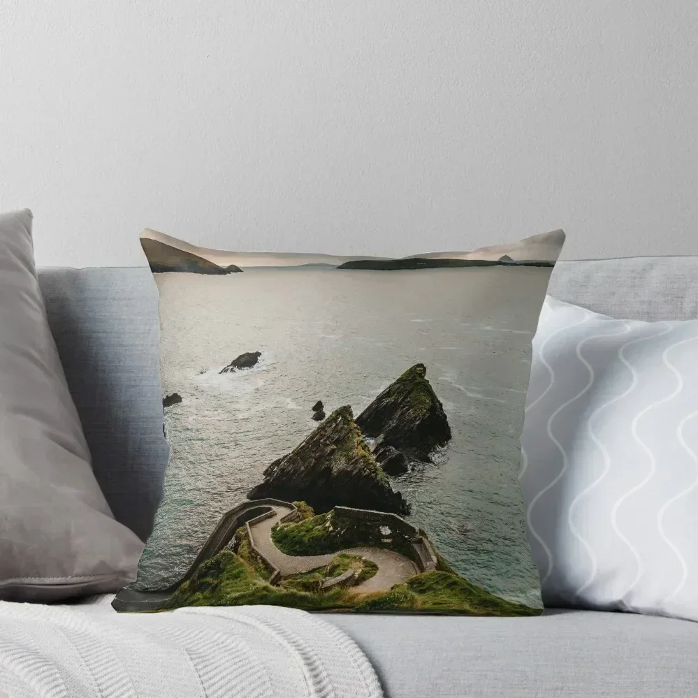 Dun Chaoin Harbour Dingle IRELAND Throw Pillow ornamental pillows christmas pillowcases pillow