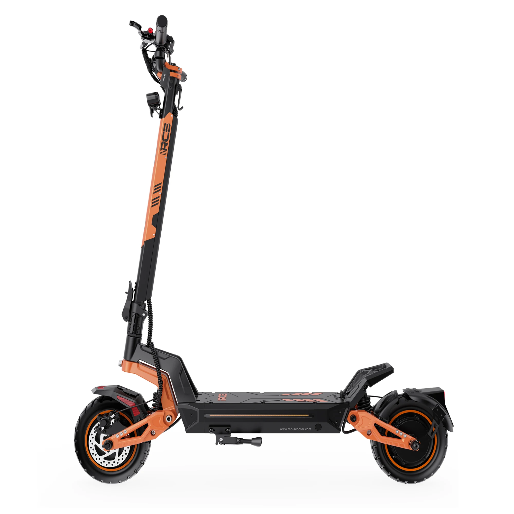 RCB D7 Max Elektrische Step Volwassenen, Dubbele Motor 2x1800W, 52V 27Ah, 80-100km, Banden 10", Remmen ABS, NFC+APP, Opvouwbaar