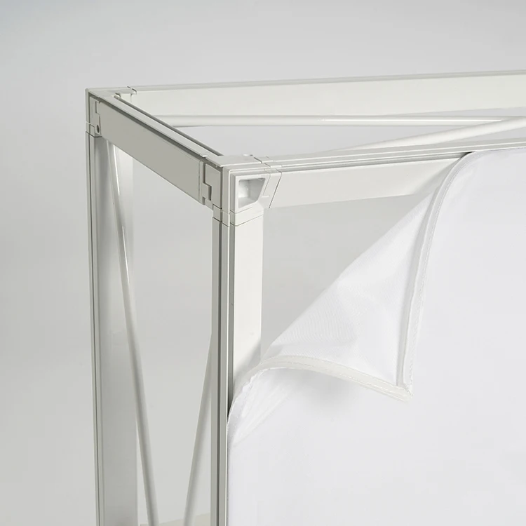 10x8ft الألومنيوم الشخصي التوتر النسيج المحمولة كشك المعرض أجزاء مختلفة لتزيين كشك عرض التجارة كله