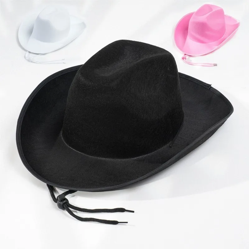 Men's and women's hats with brim decorations for gatherings parties personalized travel simple fashionable