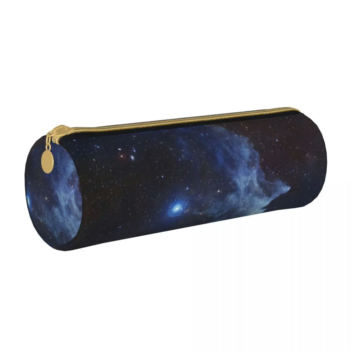 

Star Cloud Round Pencil Case Galaxy Print University For Child Leather Pencil Box Fashion Zipper Pen Organizer