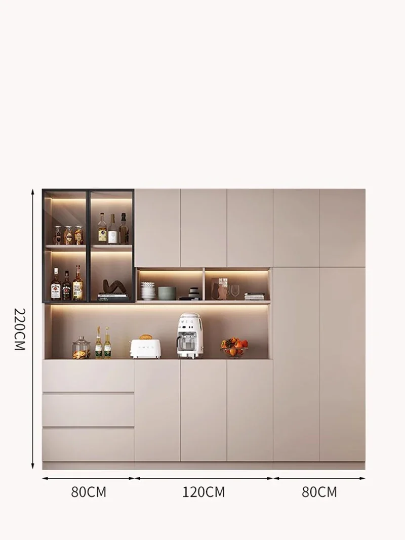 Modern Simple Wine Cabinet Nordic Restaurant Coffee Sideboard Wine Cabinet Model Display Case Bookcase Vitrinas Bar Furniture