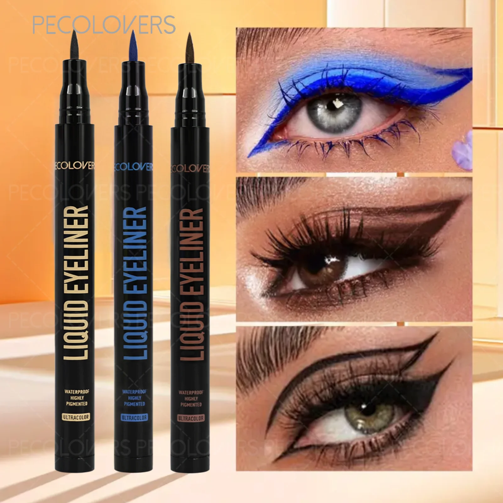 1 قطعة كحل مائي السائل ماتي مشرق التجفيف السريع لطخة واقية كحل القلم جريئة طويلة الأمد عيون تبدو مستحضرات التجميل #6