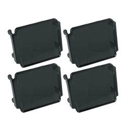 Black 4pcs Protective Lens Cover For 3x3 Inch Square Cube Pods LED Work Light Bar Fog Lamp Driving Light