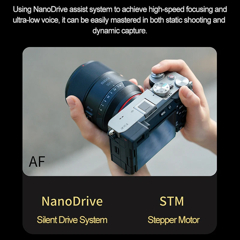 Meike 55 مللي متر f1.8 Pro إطار كامل التركيز التلقائي STM عدسة لسوني E A7III A7R نيكون Z Z6 Z5 Z50 جبل كاميرات #3