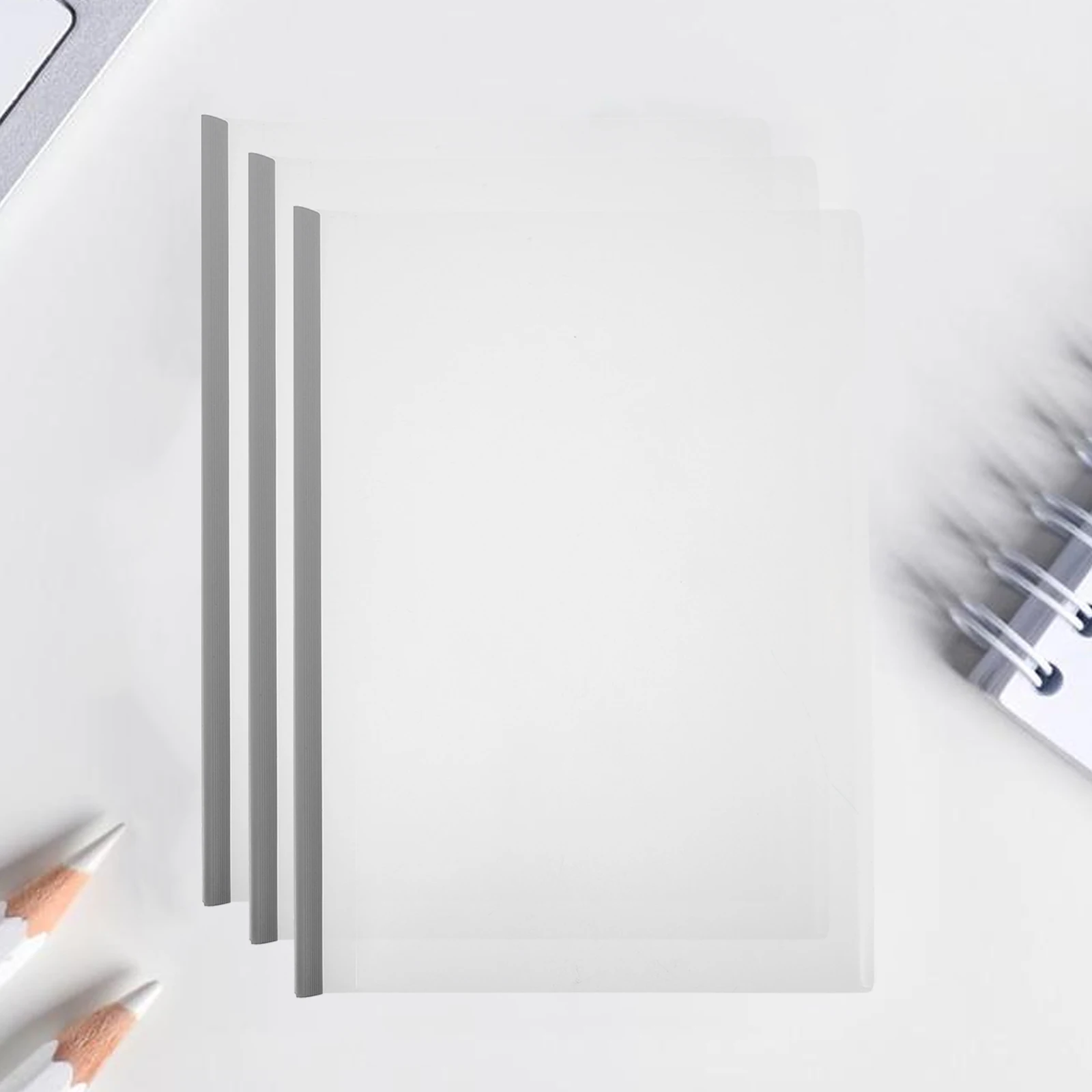 20 قطعة مجلد مستندات مثلث A4 منظم الملفات الشريحة قبضة ملزمة القضبان ل التقارير أوراق إيصالات تخزين مكتب المدرسة