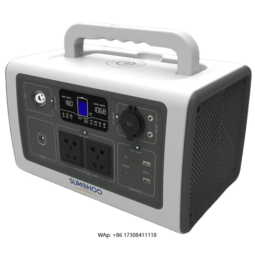 مولد الطاقة الشمسية المحمولة لوحة طاقة شمسية متنقلة CN؛ بطارية ليثيوم أيون خارج الشبكة 110 فولت 220 فولت 1000 وات 1500 وات 2000 وات 3000 وات #1