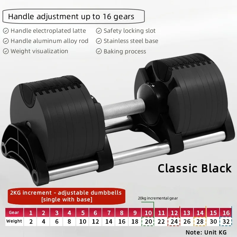 Mancuernas ajustables para el hogar, mancuernas de ajuste rápido, entrenamiento rápido, brazo, pecho, peso, fitness para hombres, equipo de ejercicio en casa