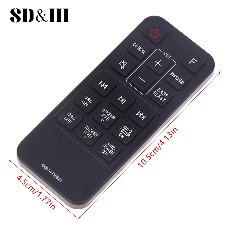 1 telecomando Soundbar AKB 74935621   Telecomando per soundbar SJ2 per Mini VOC 33552424