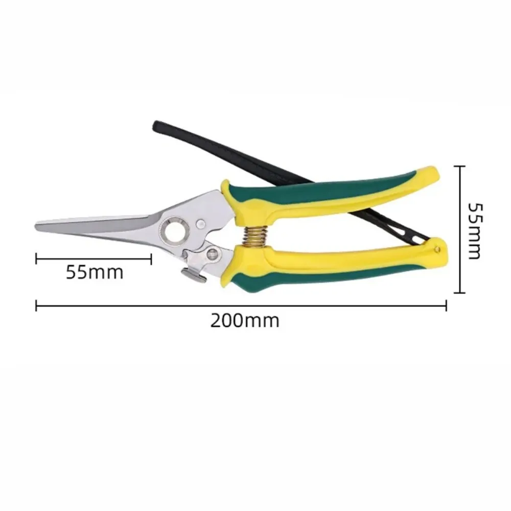 Garden Scissors Professional Sharp Bypass Pruning Shears Tree Trimmers Secateurs Hand Clippers For Garden Beak Scissors