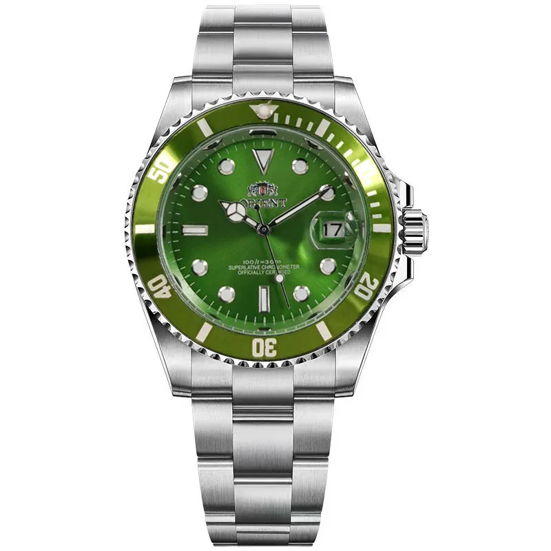 تم تجديد العلامة التجارية ORIENT ساعة ميكانيكية أوتوماتيكية عصرية للرجال مستعملة